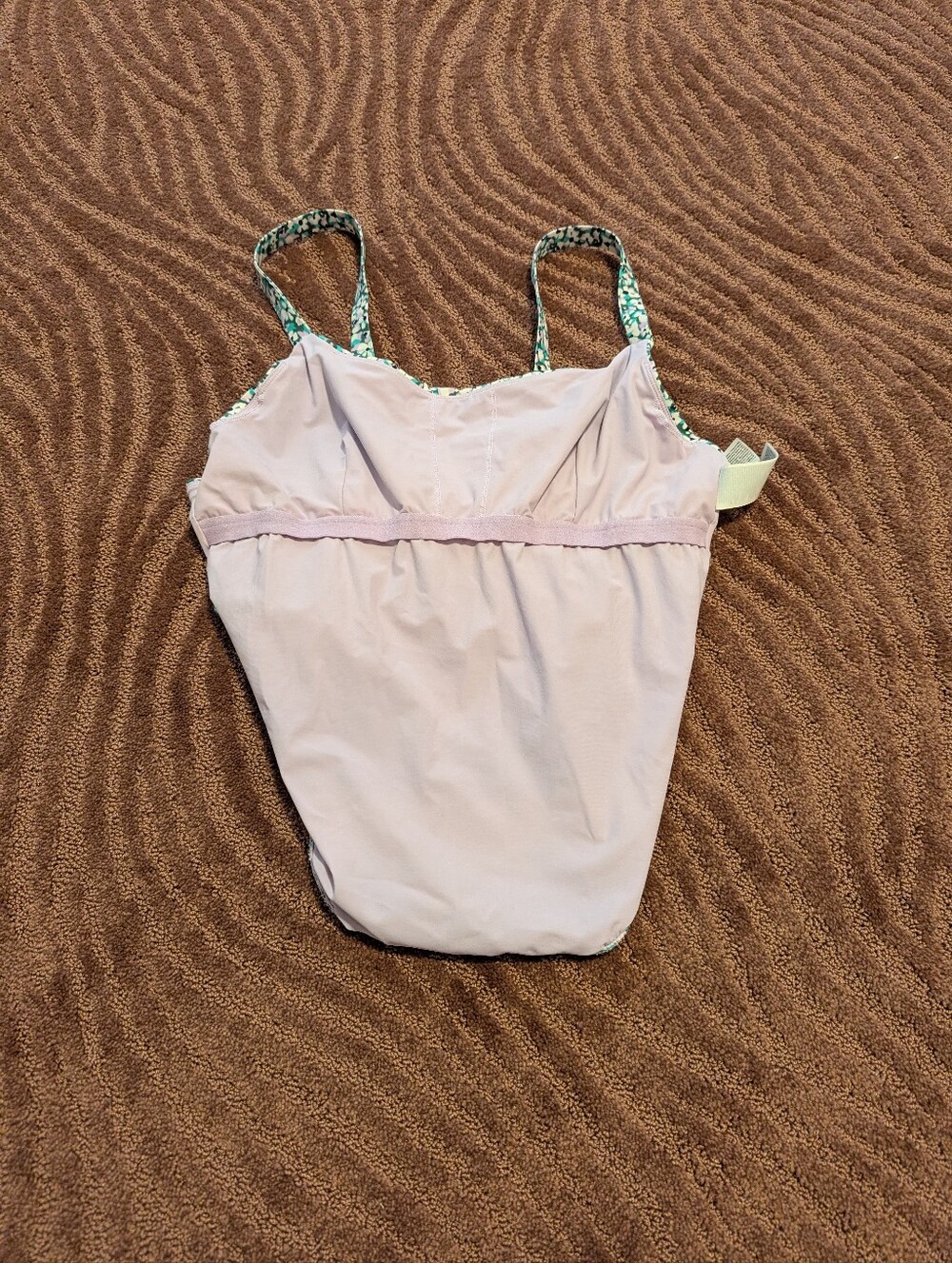 Athleta Hermosa One-Piece Swimsuit in Green and Pink - Picture 5 of 7